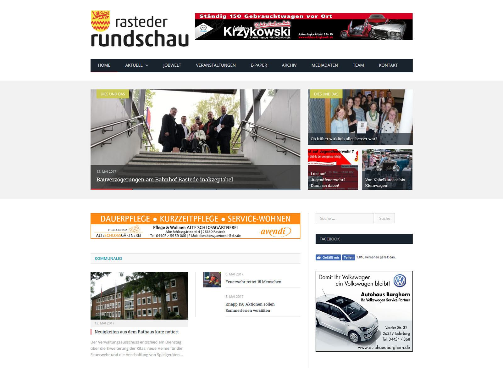 Online Zeitung Rasteder Rundschau